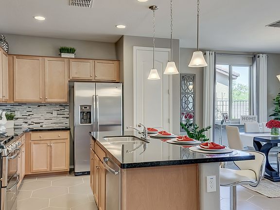 Ample cabinetry in kitchen