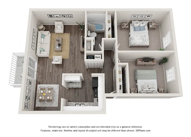 Floor plan The Colonial