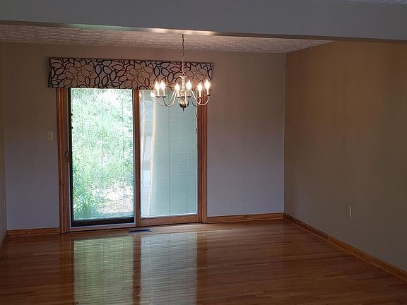 Dining room with access to private patio