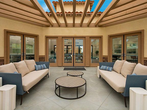 Outdoor pool area