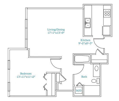 Floor plan Montague