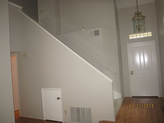 Stairway and front entrance