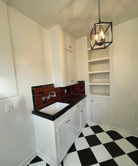 102 kitchen with new floor