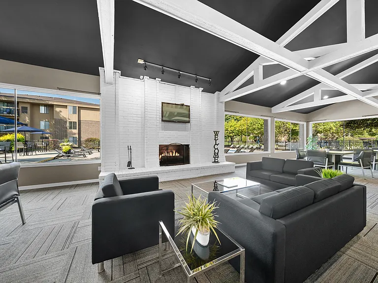 Rentable Clubhouse at Lakeside Village Apartments in Clinton Township