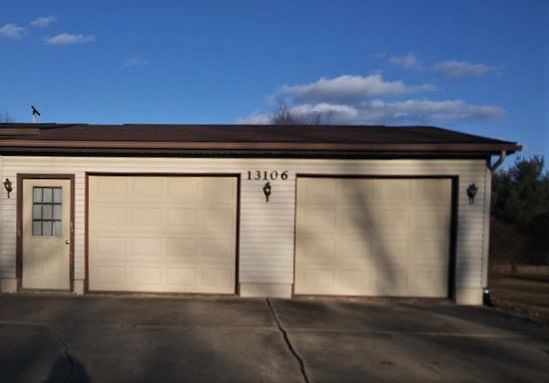 Attached garage entrance