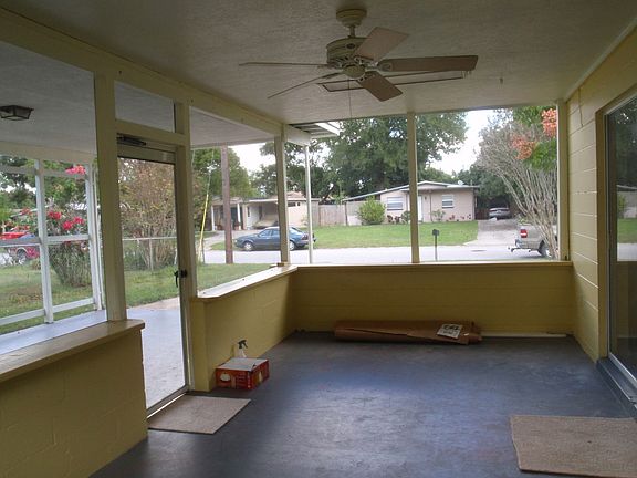 Screend porch for relaxing