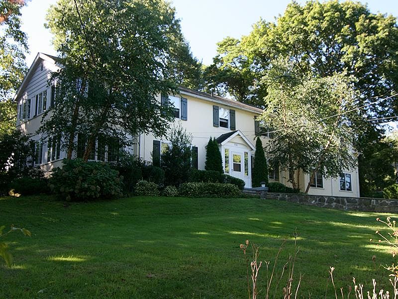 Front of Colonial Home