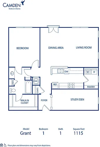 Floor plan Grant