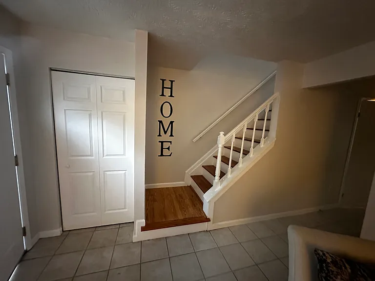 Stairs to top floor