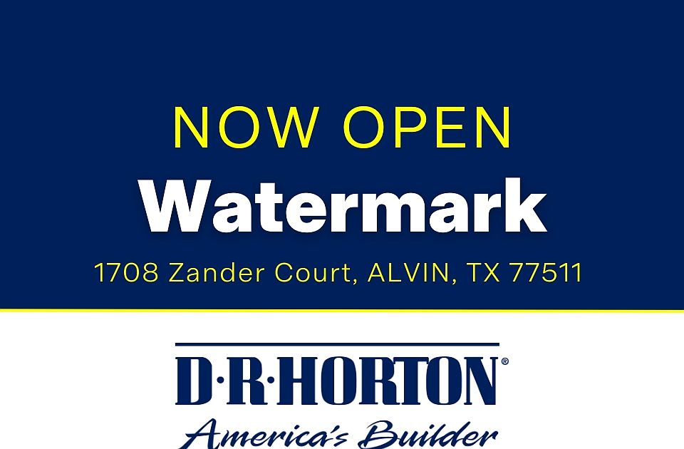 Watermark by D.R. Horton Houston Southeast in Alvin TX Zillow