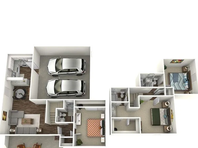 3 Bedroom 3 Bath Townhome