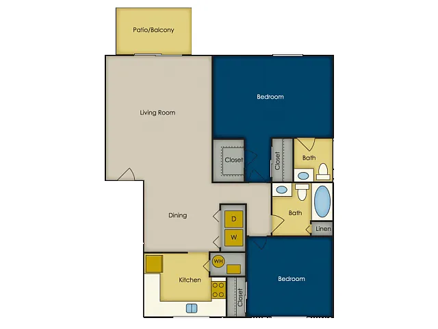 Floor plan 2X15