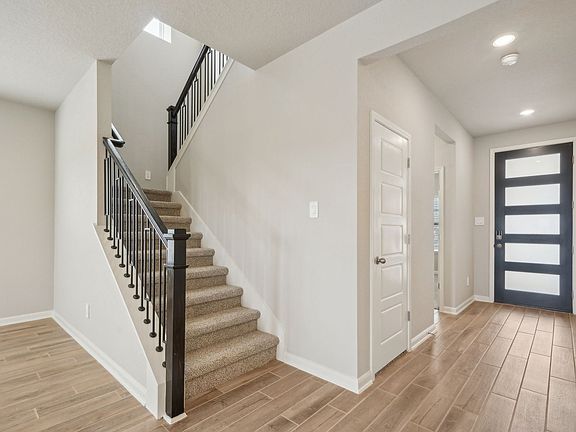 Entry of the Beckley floorplan at a Meritage Homes community.