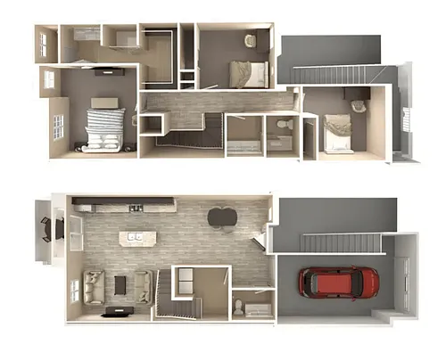 Floor plan Chateau with Direct Access Garage