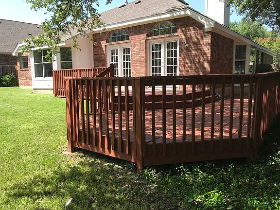 Rear deck