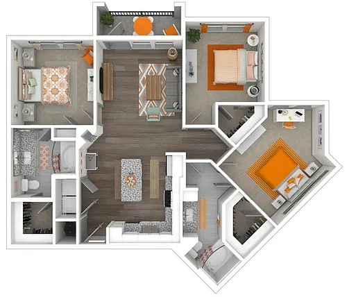 Floor plan C3-The Enticement