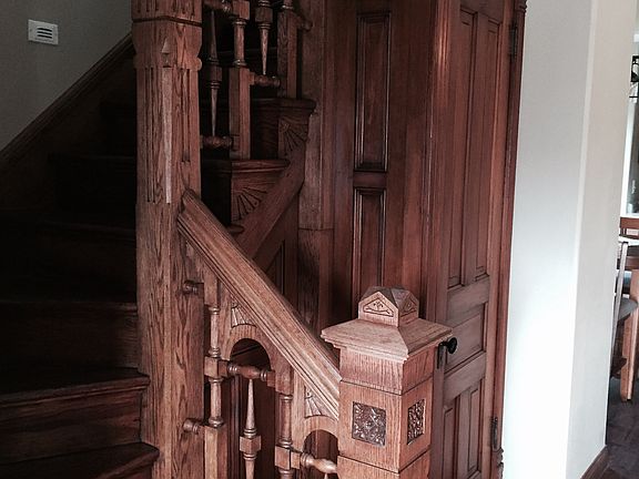 Original oak staircase