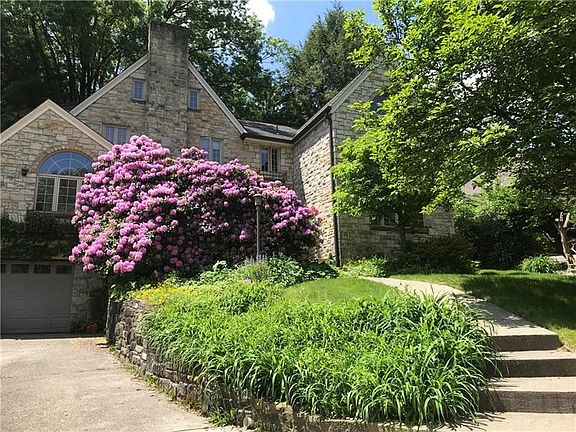 Front yard in the summer