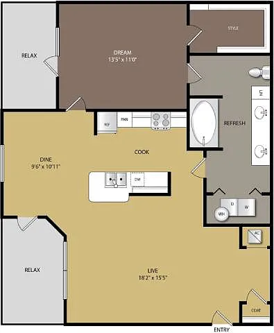 Floor plan A1C