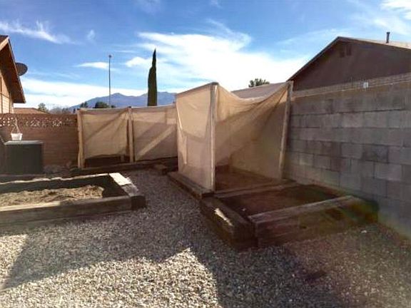 Side yard Raised Beds