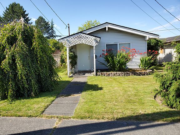 Landscaped front yard