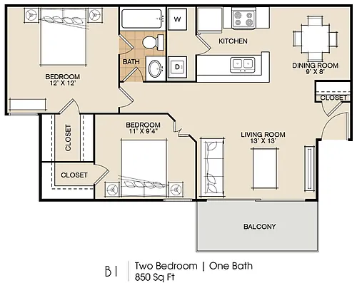 Floor plan B1