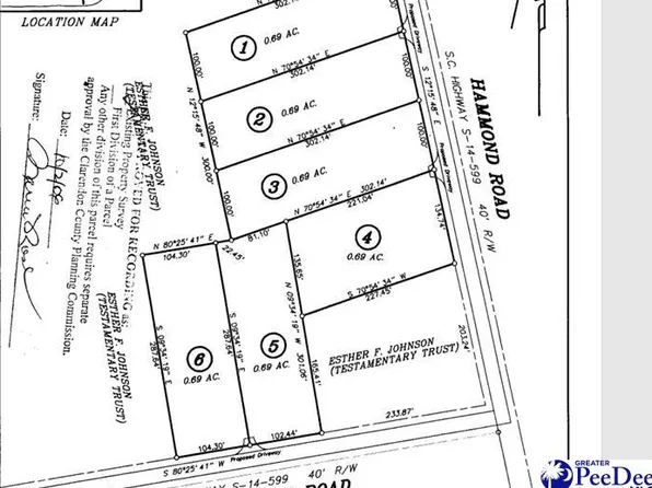 LOT 6 Hammond Rd, Summerton, SC 29148