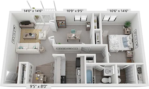 Floor plan Darlington