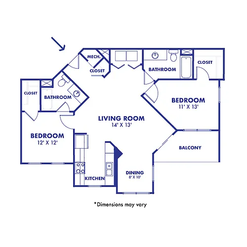 Floor plan B2-2