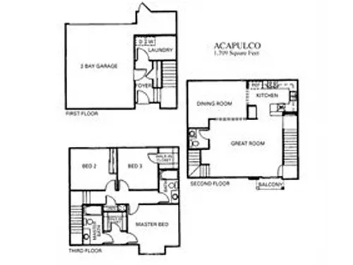 Floor plan Acapulco