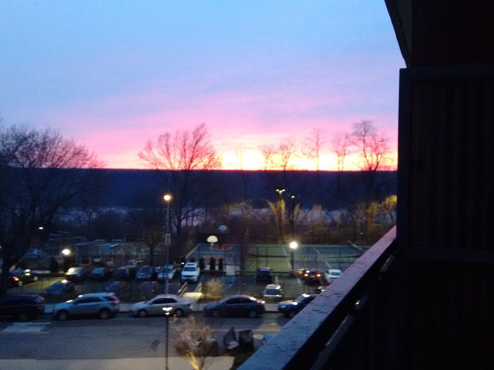 Sunset from terrace