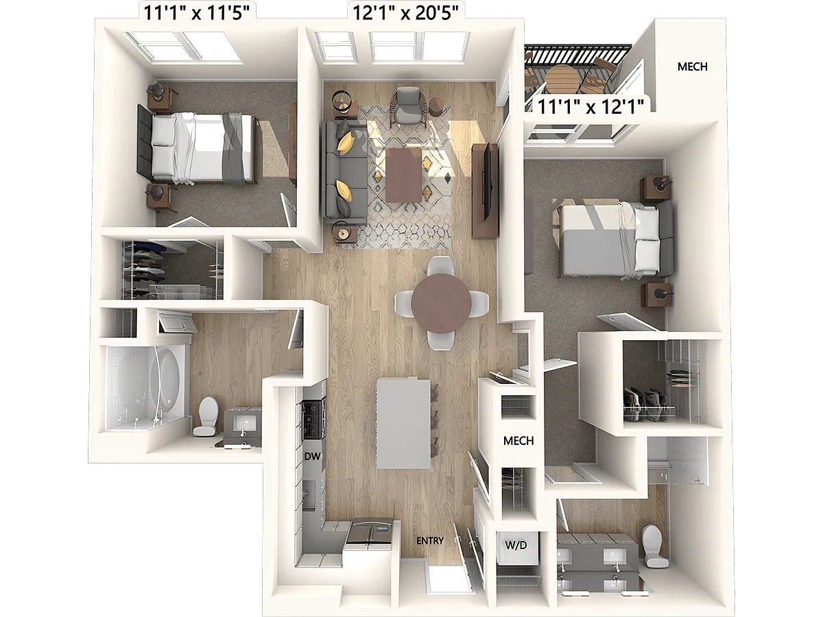 Floor plan B2