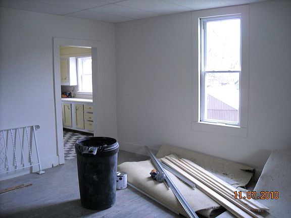 Living room with new windows