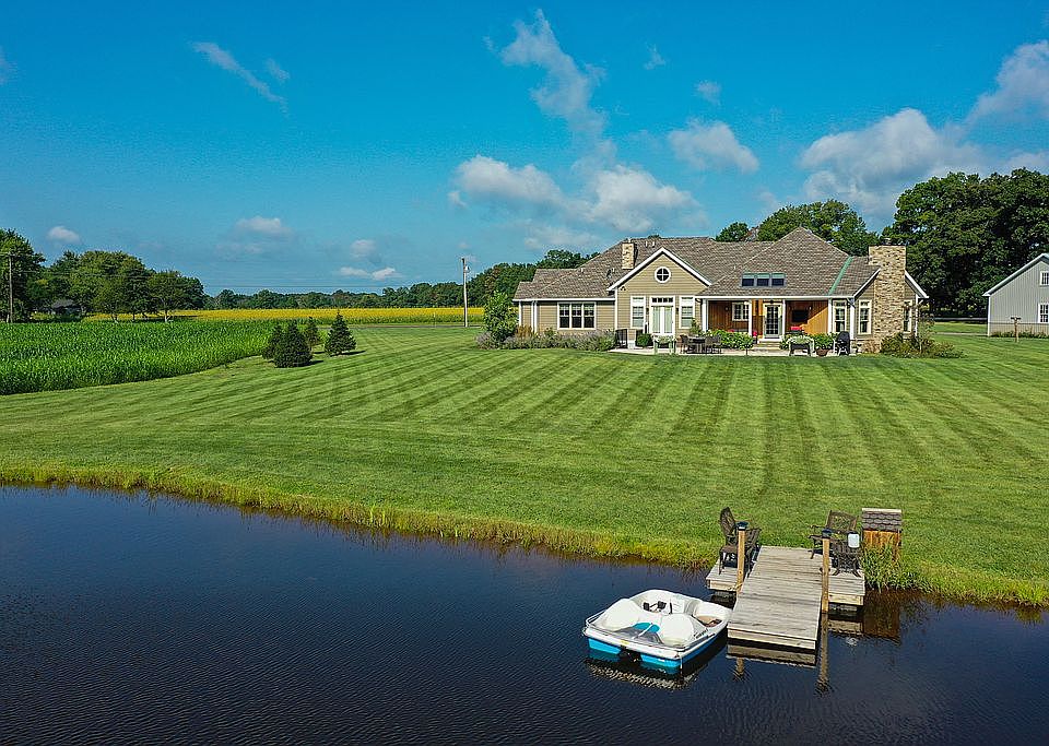 Rear View of the Home & Pond