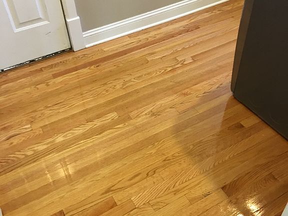 Refinished hardwood