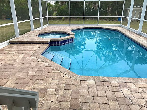Pool View from Covered Porch