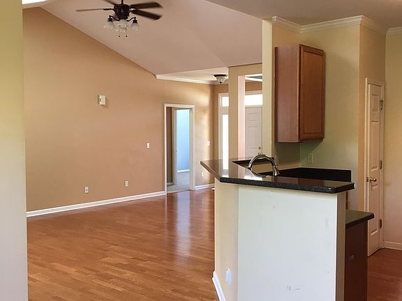 Living room from the kitchen breakfast area