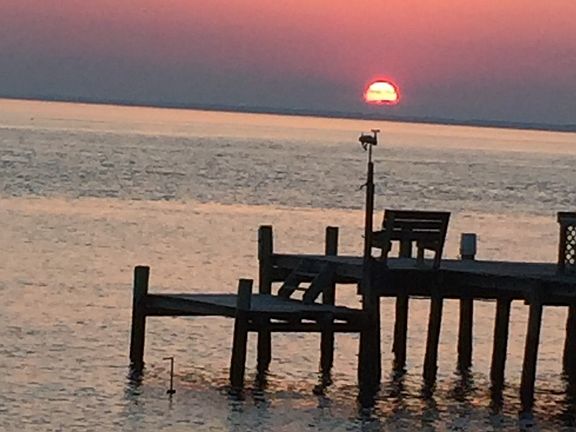 Pier and west facing Spectacular Sunsets