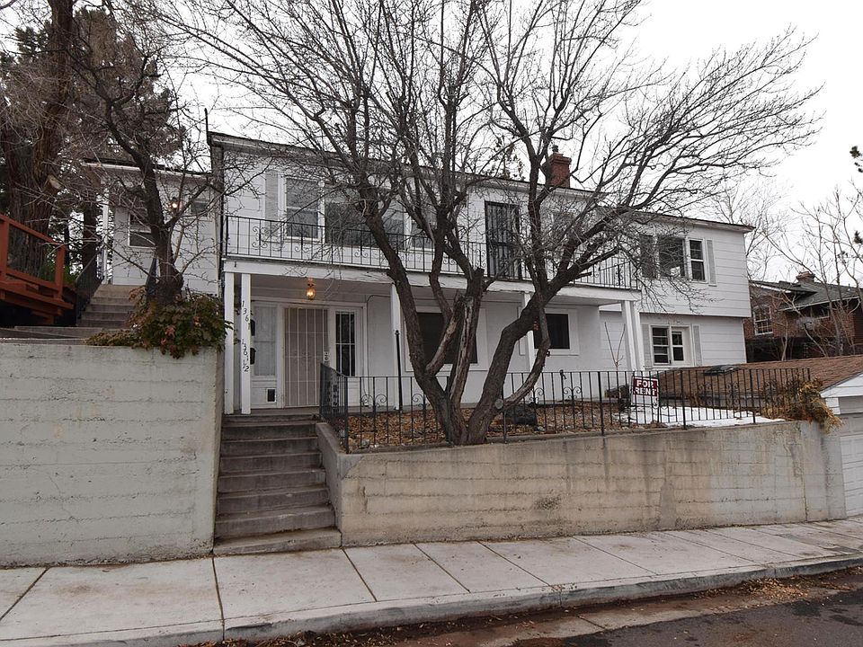 1361 & 1361 1/2 Hillside Dr. Duplex configuration with the top being the 3 bed 1.5 bath and the bottom being the 1 bed, 1 bath apartment.