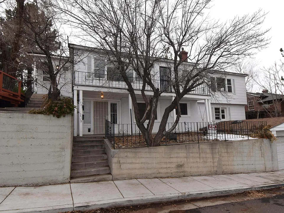 1361 & 1361 1/2 Hillside Dr. Duplex configuration with the top being the 3 bed 1.5 bath and the bottom being the 1 bed, 1 bath apartment.