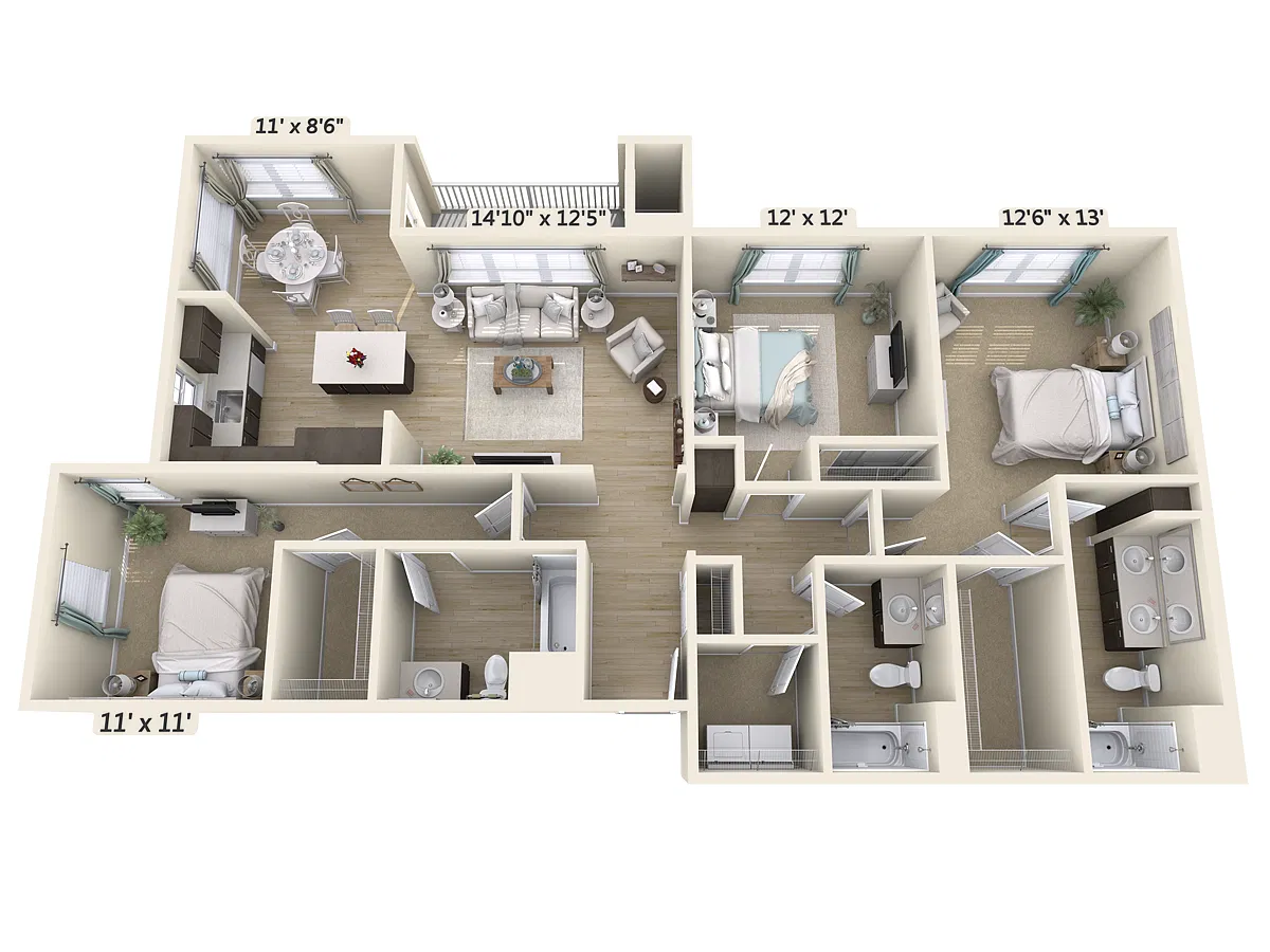 Floor plan C1