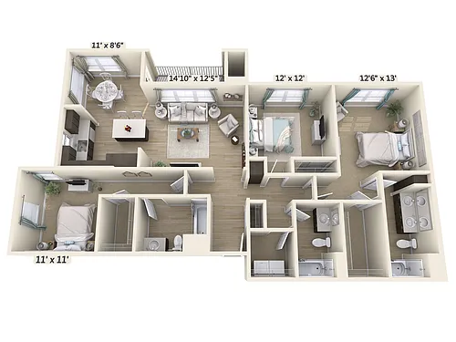 Floor plan C1