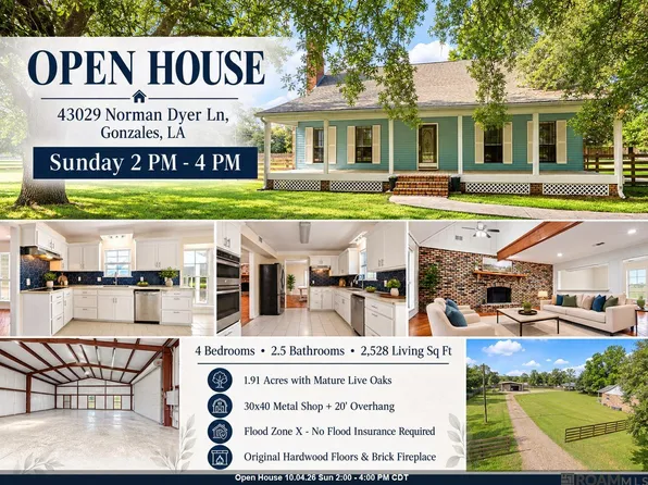 43029 Norman Dyer Ln, Gonzales, LA 70737