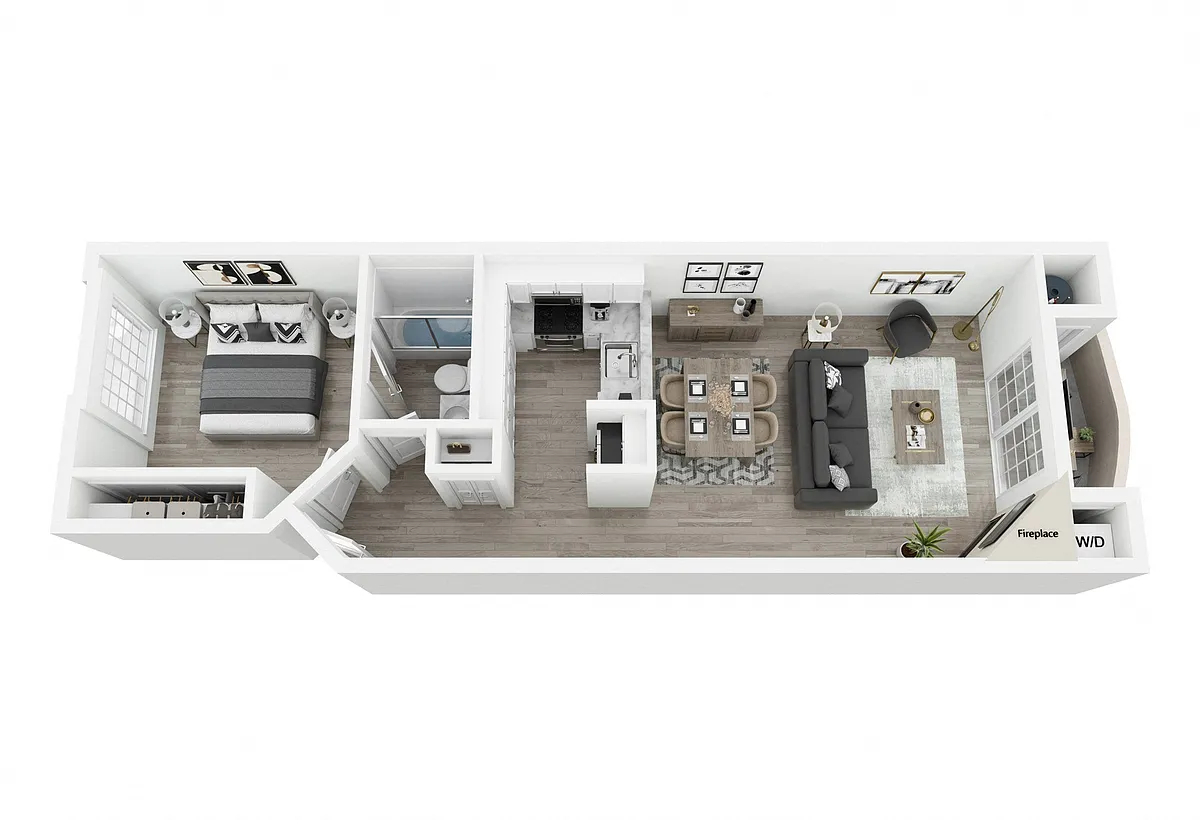 Floor plan The Barrington B5