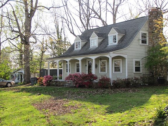 View w/cottage in background