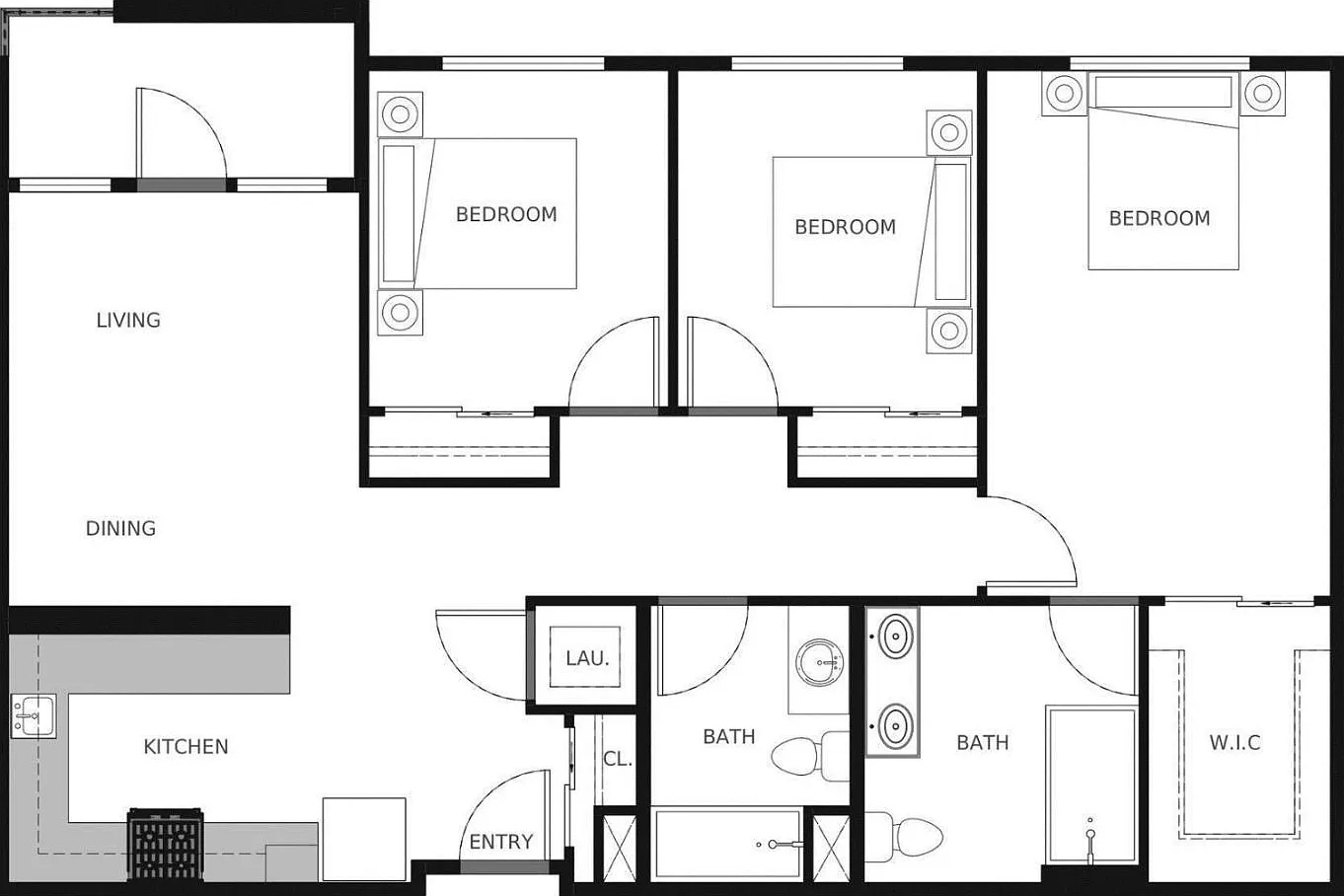 3 bed, 1118 sqft, $3,850 — Photo 4