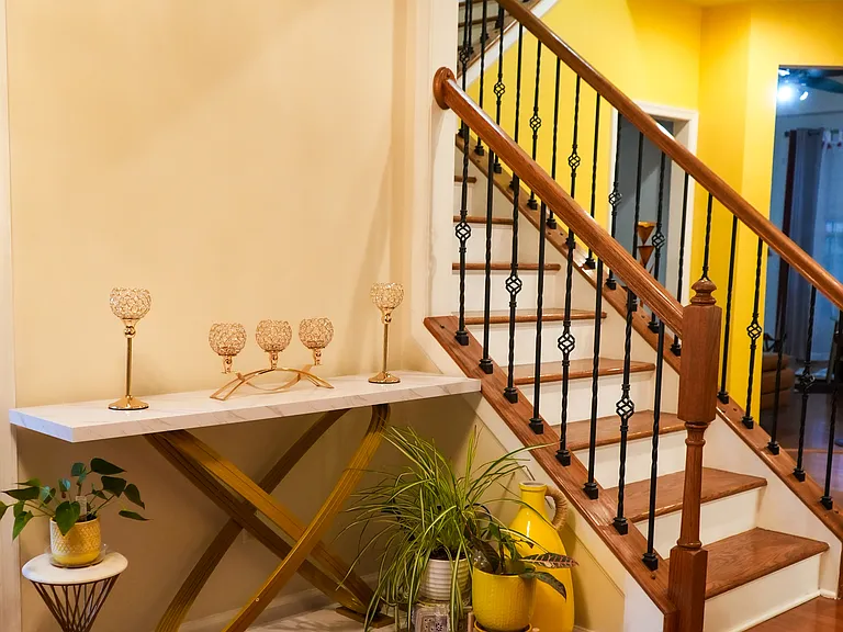 Stairs to upstairs bedrooms