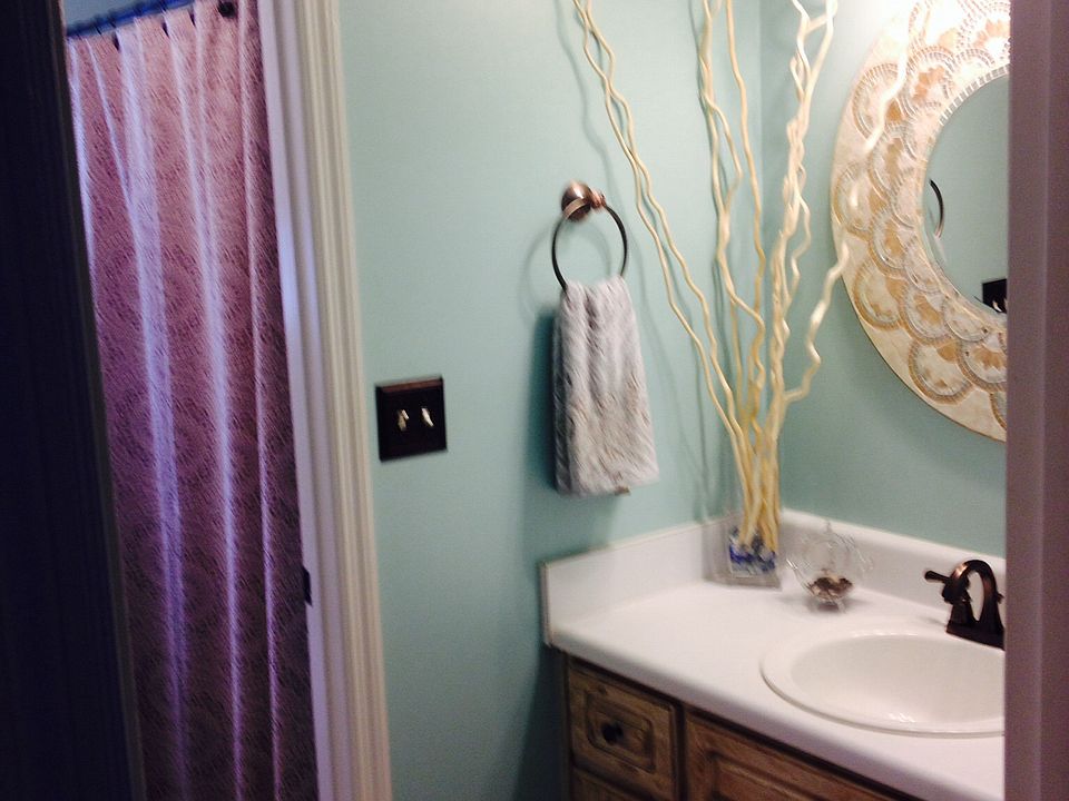 Antiqued cabinets