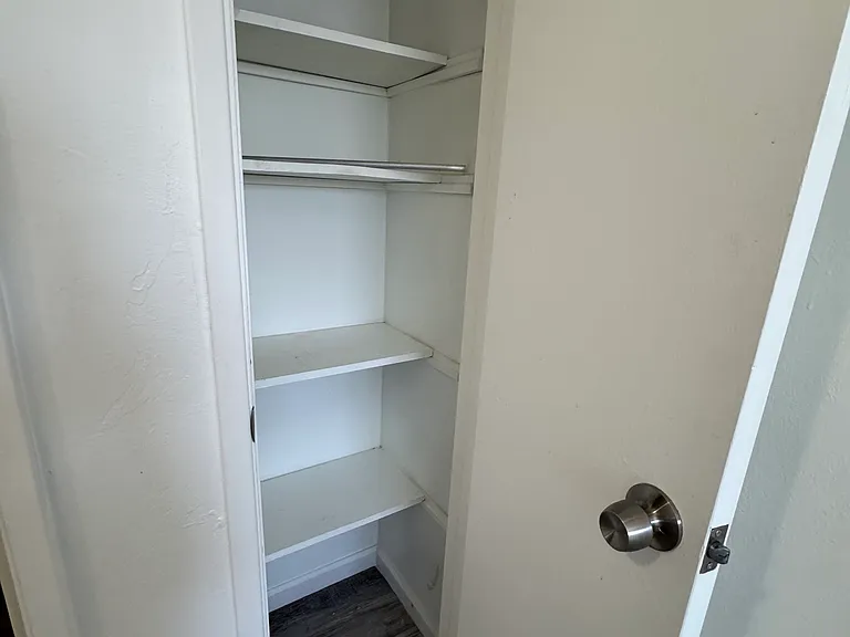 Closet in hallway / bathroom towels