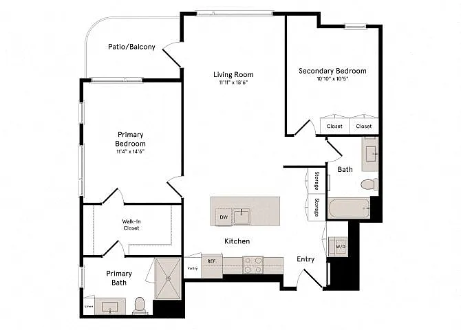 Floor plan 2B2